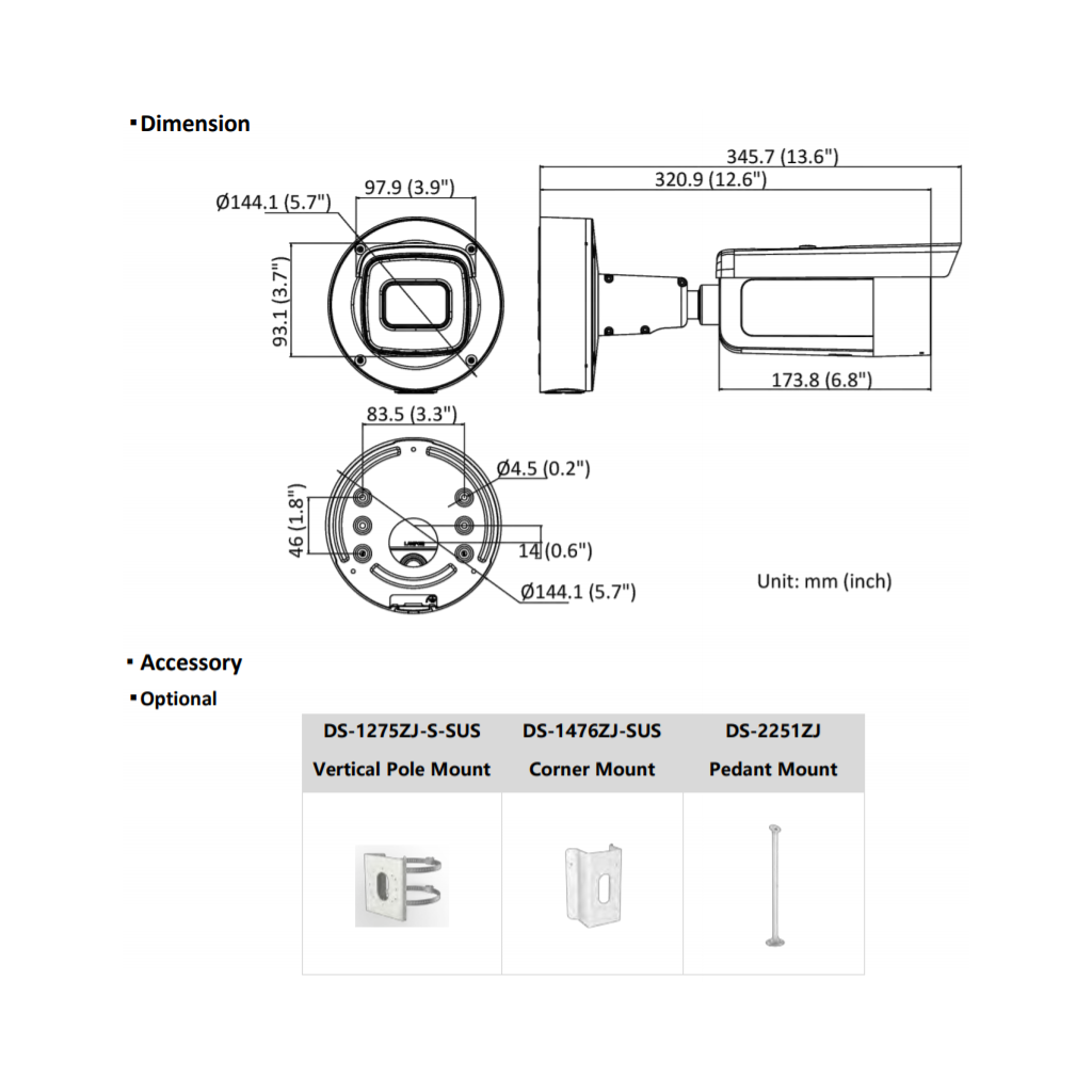 Caméra BULLET HIKVISION 6MP Acusense DS-2CD2666G2-IZSU/SL - 6MP - Vision à 60 m – Image 4