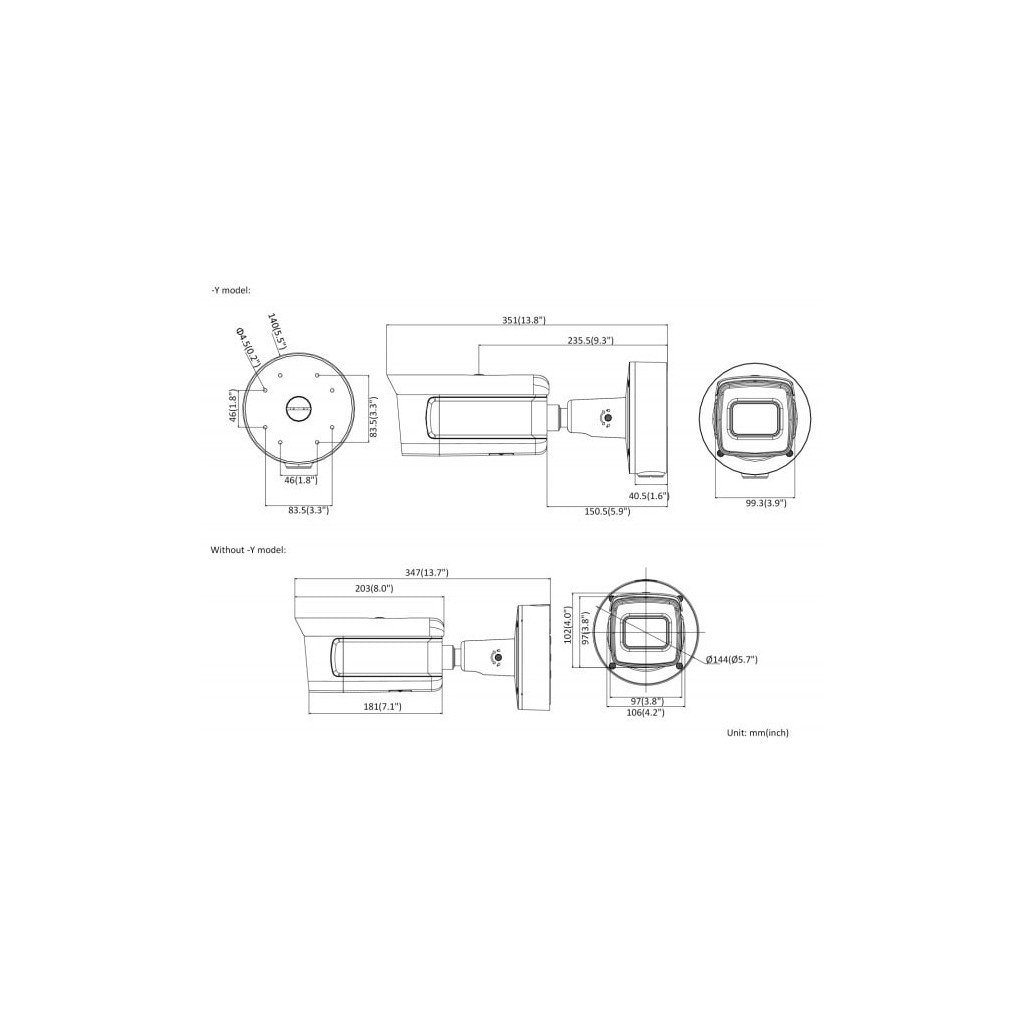 Caméra ANPR Hikvision sortie Weigand DS-2CD7A26G0-P-IZS-8-32MM Plaques – Image 4