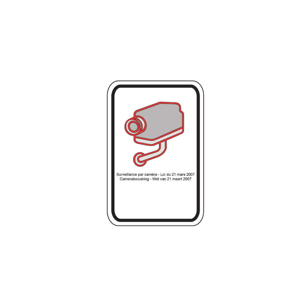 Pictogramme de caméra de surveillance sans logo PICTOSL