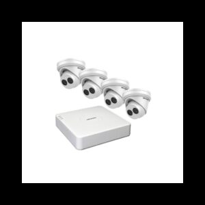 Kit de 4 caméras vidéosurveillance Hikvision tourelle IP avec micro intégré BD2-HIK001-T4U
