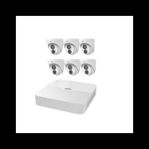 Kit 6 caméras tourelle IP 4MP, ensemble NVR Uniview 8 canaux avec Speed Dome Offert - HIKVISION Uniview (BD6-UNV002-T6Z)