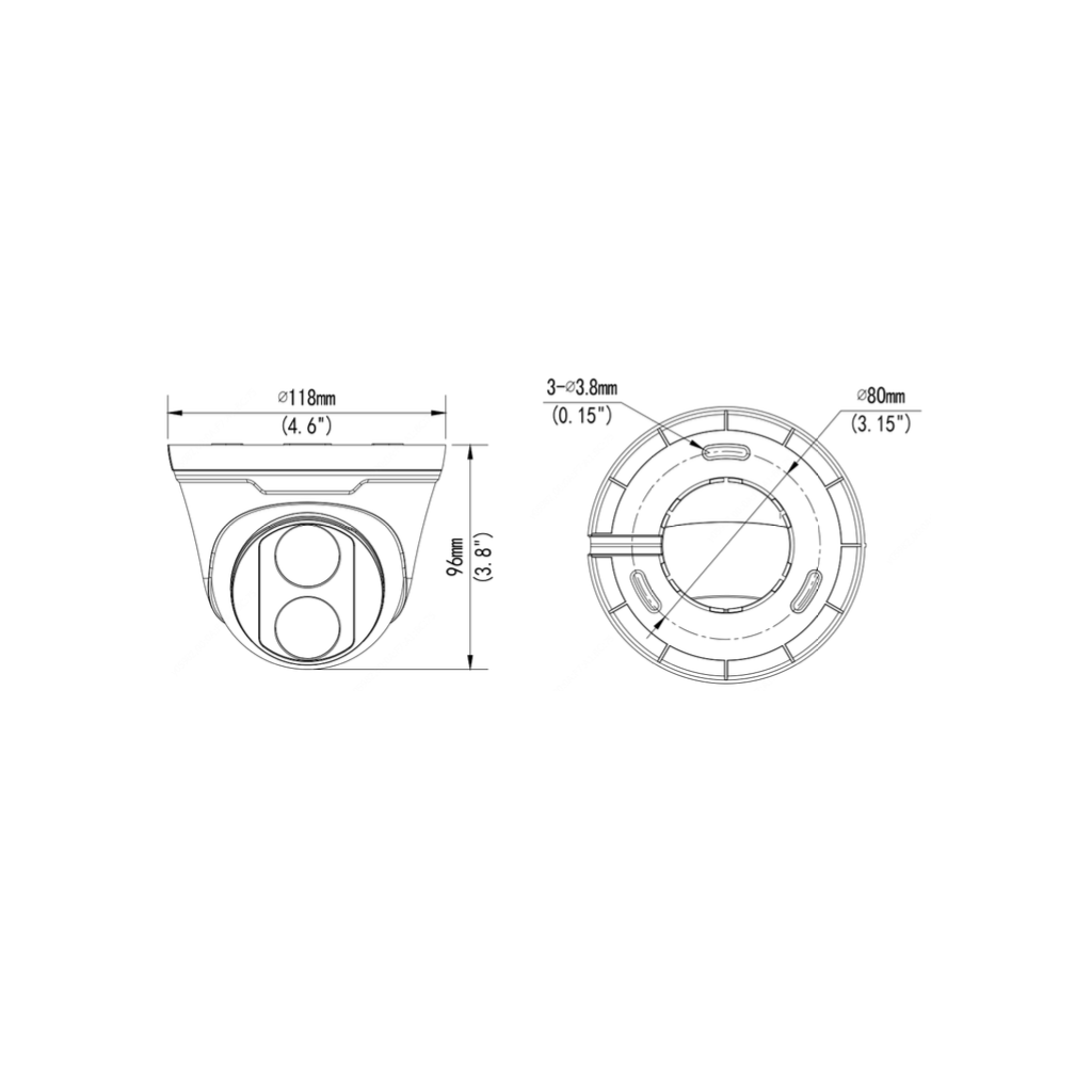 Kit 4 caméras de surveillance - 4 Tourelles 4MP - Logon (LVK315) – Image 2