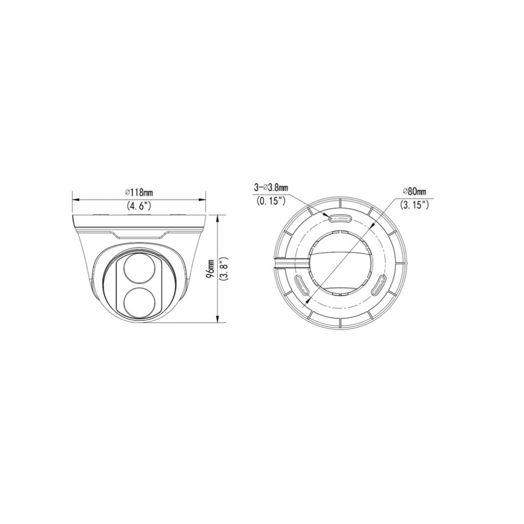 Kit 2 caméras de surveillance - 2 Tourelles 4MP - Logon (LVK305) – Image 3