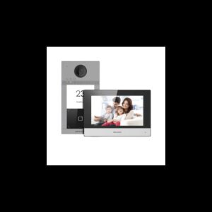 Kit interphone IP lecteur de badge intégré HIKVISION (DSKIS604S)
