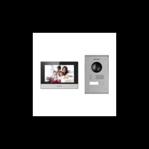 Kit intercom Portier de rue 2 fils Acier inoxydable HIKVISION (DSKIS703P)