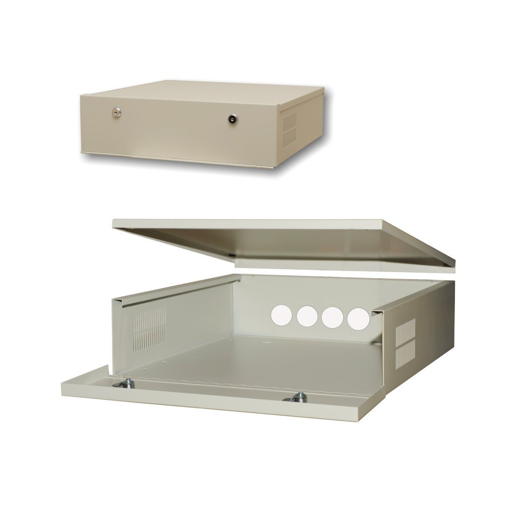 Boitier antivandal métalique DVR/NVR pour camera de surveillance (LOCKBOX2)